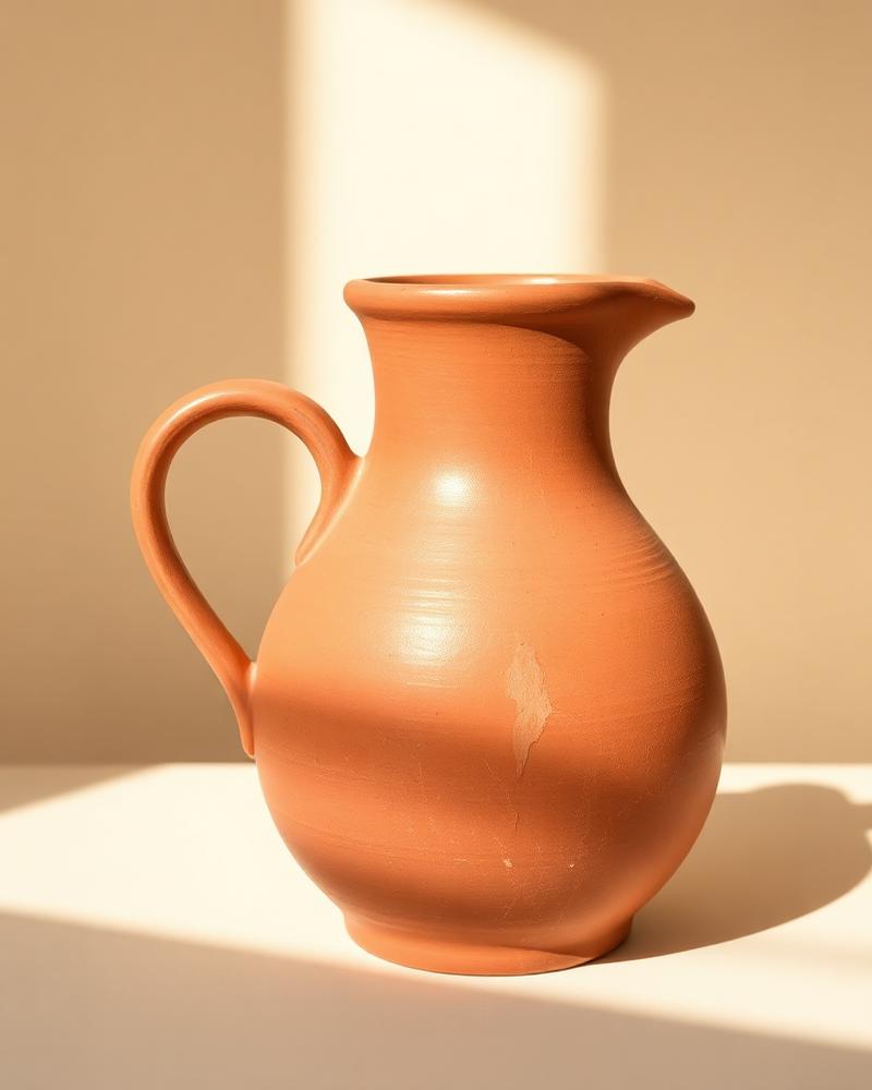 Glazed Earth Pitcher